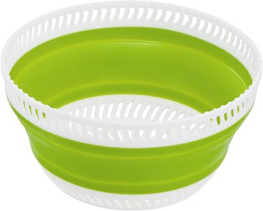 Салатниця-швидкообертач Emsa Turboknopf, 4,5 л, нержавіюча сталь, складана