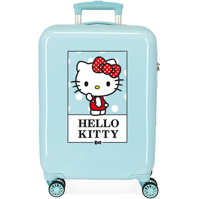 Дитячий багаж Hello Kitty Bow, 38x55x20 см, бірюзовий