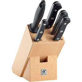 Набір ножів Zwilling Gourmet 6 предметів, нержавіюча сталь, срібно-чорний, 38 x 28 x 28 см