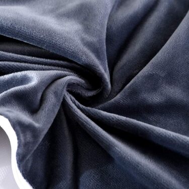 Подушка для вагітних Hongbi U-подібної форми, для сну на боці, знімний чохол, чорний+сірий, 120x65 см