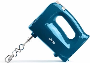 Електричний ручний міксер LIVOO DOP162B, пластиковий, синій