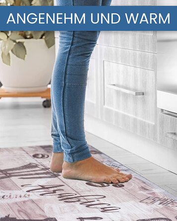 Кухонний килимок Primaflor-високоякісна кухонна доріжка-міцний килимок для передпокою-Нековзна доріжка для килимів - 50 x 150 см - (50x150 см, хороша ідея)