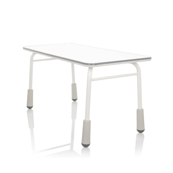 Дитячий стіл KID GRO T 120x60 см, регульована висота, світло-сірий колір, hjh OFFICE