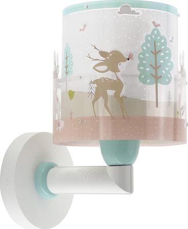 Дитячий настінний світильник Dalber Хмари Loving Deer Pink, 61279, E27