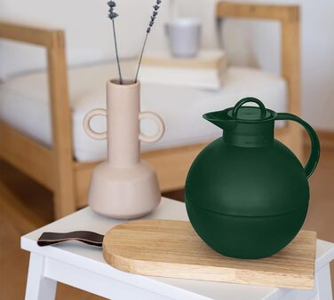 Термос Alfi Kugel 0.94л Smoke Pine Green: дизайнерський термос з нержавіючої сталі, BPA-free