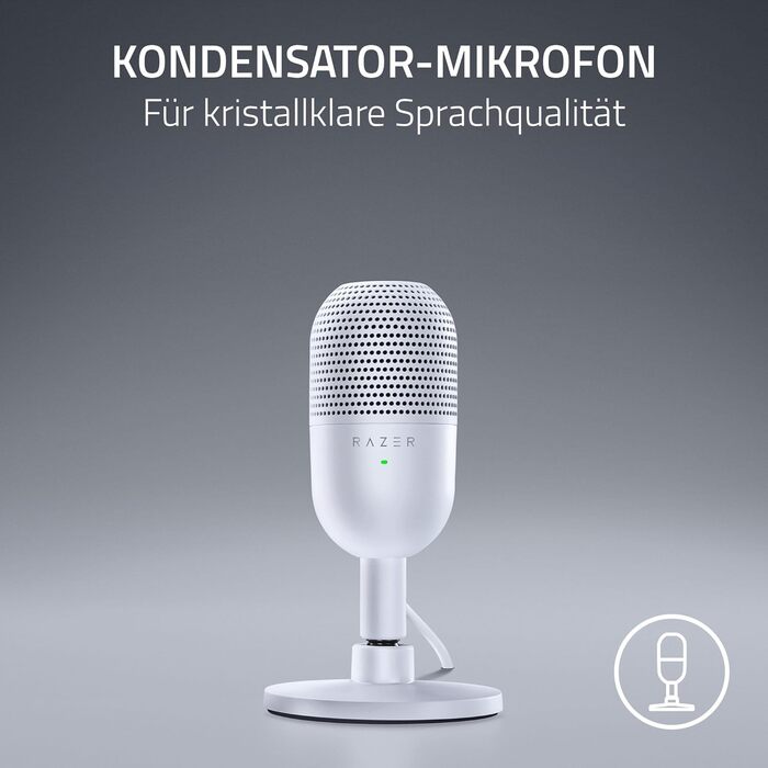 Мікрофон Razer Seiren V3 Mini - компактний USB мікрофон для стрімінгу та запису