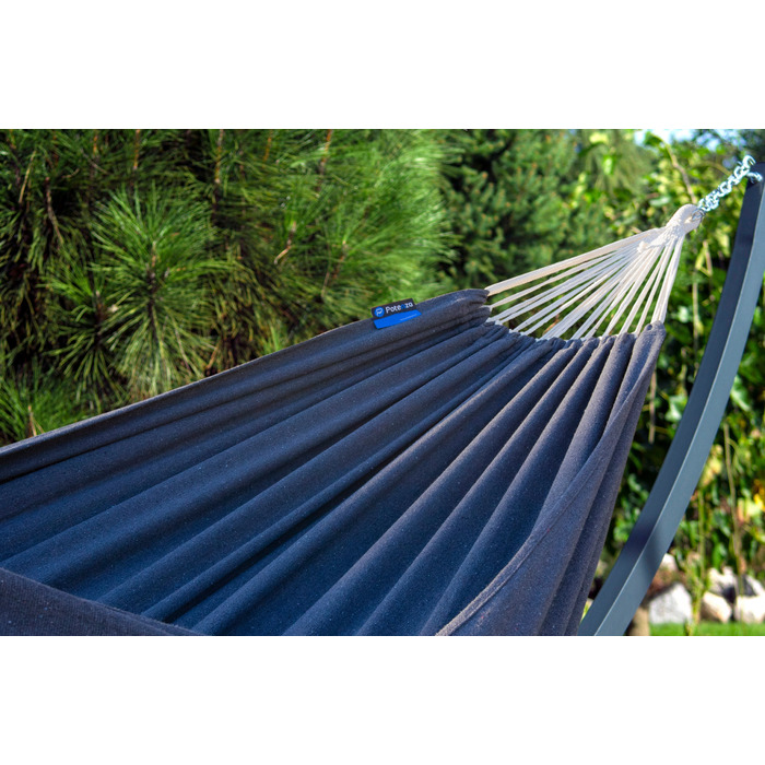 Садовий гамак POTENZA ROMA XL 220x160 см зі сталевою стійкою, витримує до 220 кг