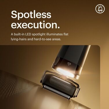 Електричний чоловічий триммер та бритва MANSCAPED® The Chairman™ PRO з SkinSafe® насадками та тримером для тіла