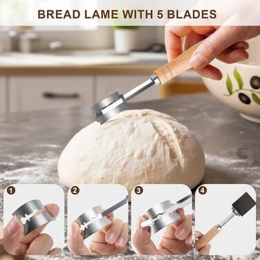 Набір для закваски та випікання хліба: силіконові banneton-кошики (2 шт.), закваска для приготування хліба