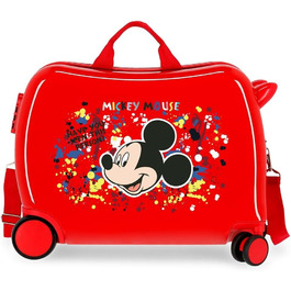 Дитяча валіза Disney Mickey Colour Mayhem червона