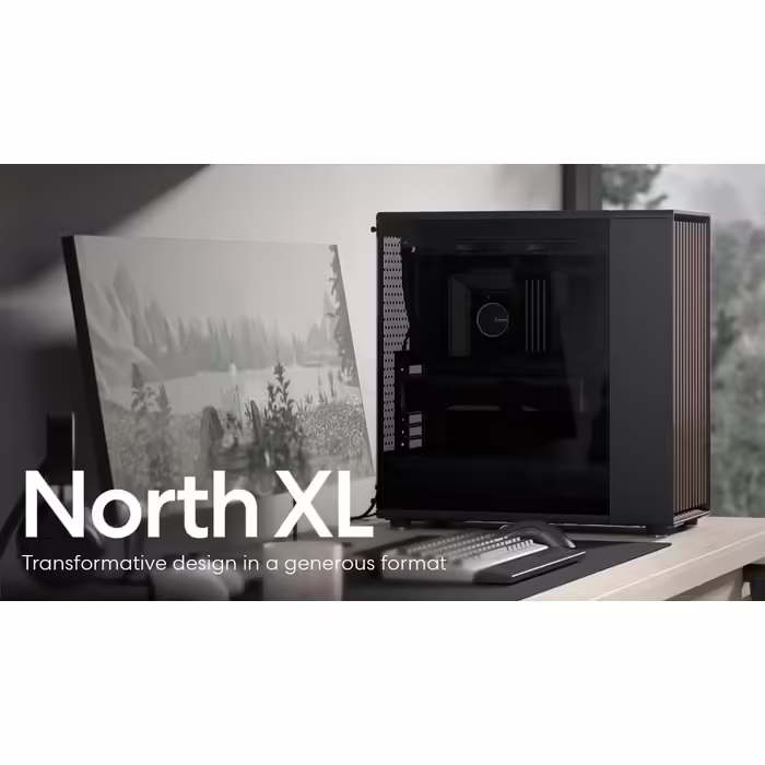 Корпус для ПК Fractal Design North XL Charcoal Black TG-EATX Full Tower з 3 вентиляторами 140 мм PWM