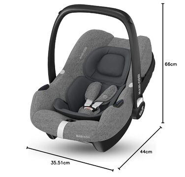 Автокрісло Maxi-Cosi CabrioFix i-Size 0-12 міс., до 12 кг, Select Grey - легке та безпечне для немовлят