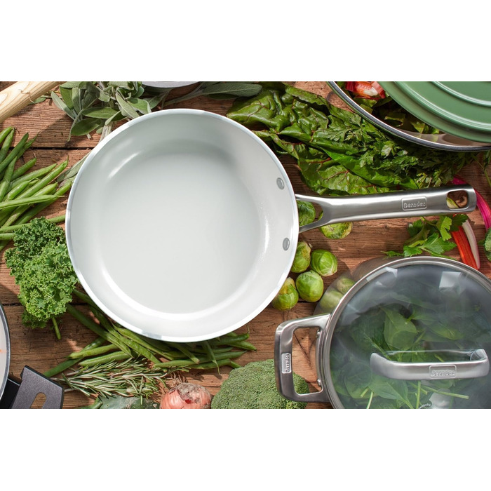 Сковорода Berndes b.free 24 см з антипригарним покриттям – з переробленого алюмінію, для всіх плит, з кварцовим покриттям, без PFAS