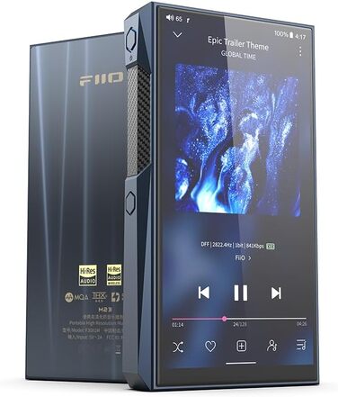 Портативний Hi-Res музичний плеєр FiiO M23, синій