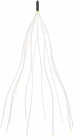 Світлодіодна водоспадна гірлянда Gresonic 300 LED, тепле біле світло, водонепроникна, для вулиці та дому, для лійки, дитячої кімнати, кемпінгу, балкона, декор для інтер'єру та екстер'єру