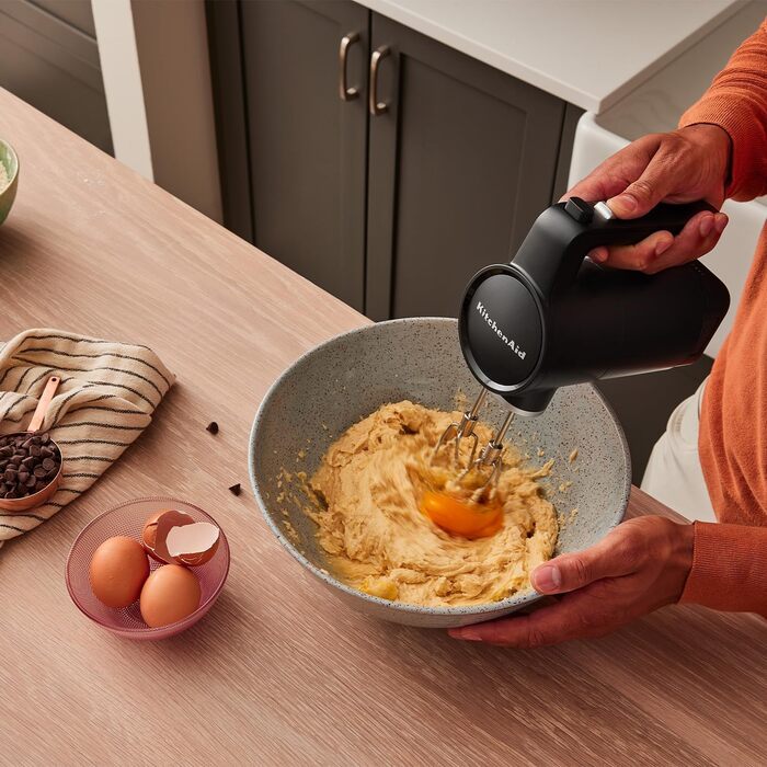 Ручний міксер Kitchenaid Go бездротовий, 7 швидкостей, акумуляторний, чорний