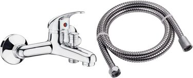 Змішувач для ванни Cornat Piccolo SA841 - однорідний, латунний, хром, 1/2