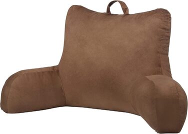 Підстилка для ліжка Klear Vu Velours з подушкою для підтримки спини, кишеню та ручка, Коко Браун