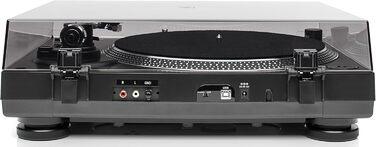 DJ-програвач Dual DTJ 301.1 USB, 33/45 об/хв, пітч-контроль, магнітна голівка, підсвітка голки, чорний