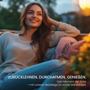 Крісло-гойдалка ELONEO для саду та балкону, крісло-шезлонг, 180 кг, вологостійке, сіре в каре, без подушки