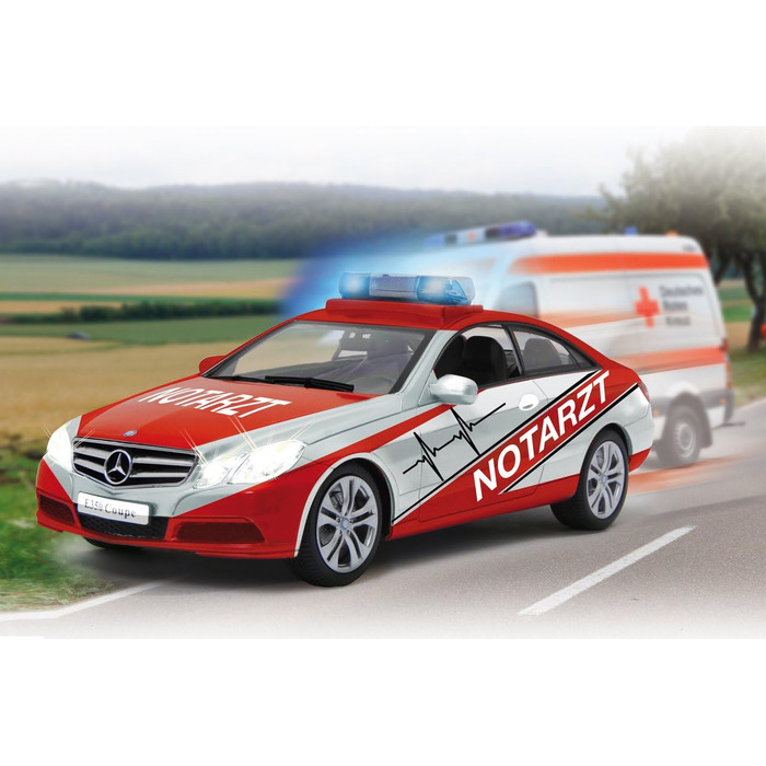 Модель Mercedes-Benz E350 Coupe 1:16 JAMARA 410023, 2.4GHz, звук сирени, сигналізація, світлові ефекти, 4 швидкості