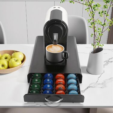 Тримач для капсул кави Cafissimo, металевий, чорний (40 капсул)