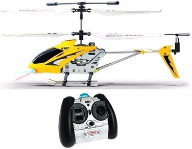 Радіокерований вертоліт SYMA S107G 3-канальний інфрачервоний з гіростабілізатором (Жовтий)