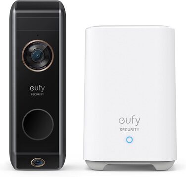 Відеодзвінок Eufy Dual Cam E8213G11, 2K: двокамерний, з Wi-Fi, для дому