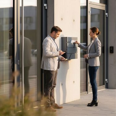 Скрінька для листів Relaxdays з відсіком для газет