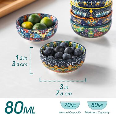 Набір кавових чашок Vancasso 6 шт. SIMI, 360 мл, порцеляна, чайний сервіз на 6 осіб (6 салатників)