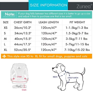 Шлейка для собак Zunea для маленьких собак, цуценят, регульована Світловідбиваюча шлейка без натягу, з повідцем для цуценят чихуахуа, сітчаста м'яка протиосколкова шлейка для кішок рожевого кольору M (XL (1 упаковка) , кольору хакі)
