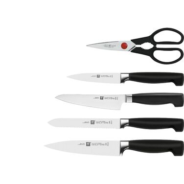 Набір ножів Zwilling 6 предметів нержавіюча сталь білий
