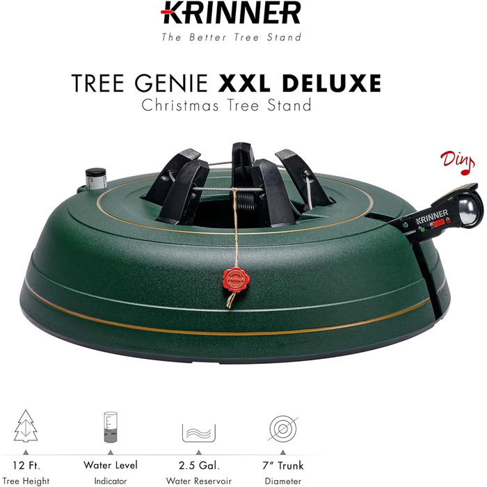 Підставка для ялинки Krinner Tree Genie XXL Deluxe, зелена
