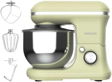 Міксер Cecotec Cecomixer Merengue 5L 1200W: 6 швидкостей, сталева чаша 5л, зелений, 5 функцій