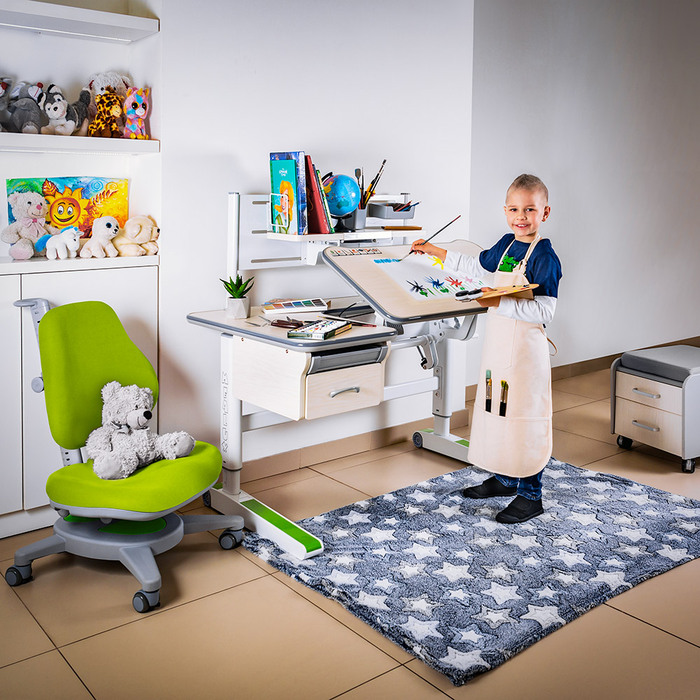 Дитячий стіл Mealux Woodville Multicolor TG (арт. BD-850 TG/MC)