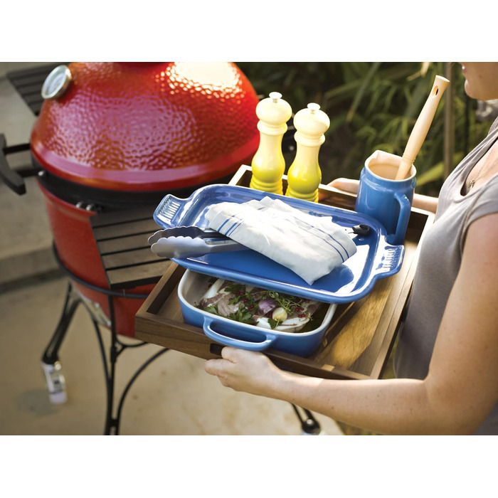 Форма для запікання Le Creuset прямокутна зі скляною кришкою, 3 л, вишнево-червоний колір