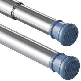 Штанга для душу без свердління, телескопічна, висувна, 85-270 см, діаметр 32 мм, для ванної кімнати/спальні, срібна