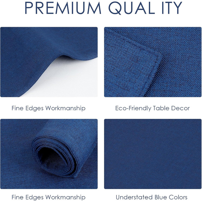 Набори серветок на стіл, тканинні, 8 шт., Бордовий колір, стійкі до тепла, легко миються