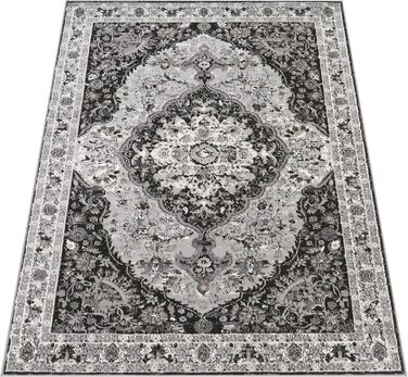 Килим Paco Home Вінтажний бордюр Oriental Mandala, 80x300 см, Чорний 6