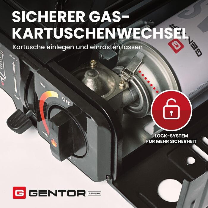 Газовий набір для кемпінгу: плита, 4 балончики 227г та кейс. Плита для кемпінгу, приготування їжі без електрики. Газова плита, газова картридж, кейс для транспортування