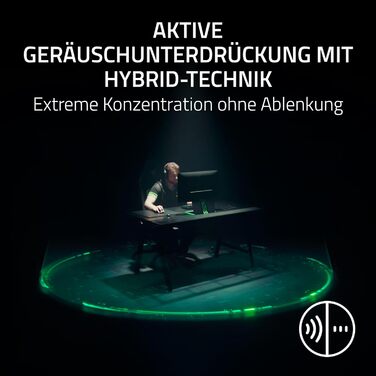 Razer BlackShark V3 Pro - Бездротові ігрові навушники для ПК (280г, Bluetooth, мікрофон HyperClear, драйвер TriForce Titanium 50 мм)