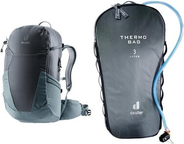 Туристичний рюкзак deuter Futura 27 графітово-сланцевий комплект з термосумкою Streamer Thermo Bag 3.0