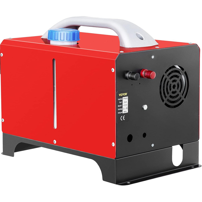 Автономний дизельний опалювач VEVOR 12V 8kW з LCD-дисплеєм, пультом дистанційного керування та Bluetooth, 10м, 0.16-0.52 л/год