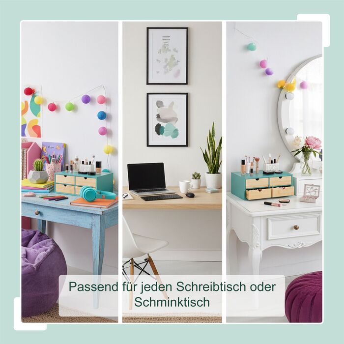 Організатор для столу Relaxdays з 4 висувними ящиками