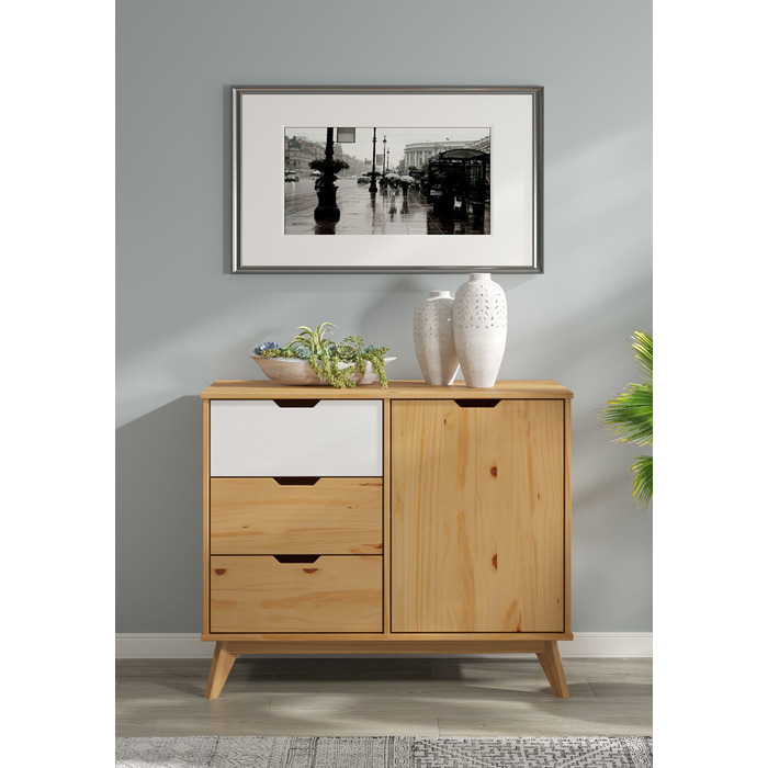 Буфет Борнео Натуральна сосна 96x40x79см сертифікований FSC®