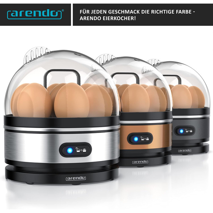 Електрична яйцеварка - 1-7 яєць, 400 Вт, Арендо
