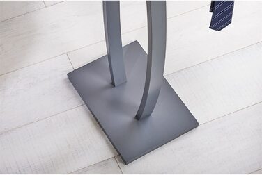 Сучасний органайзер для одягу з вішалкою для штанів та місцем для прикрас, білий (сірий)