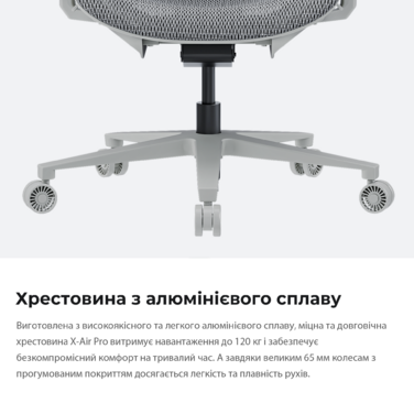 Крісло ігрове Anda Seat X-Air Pro Size XL Mesh Gray