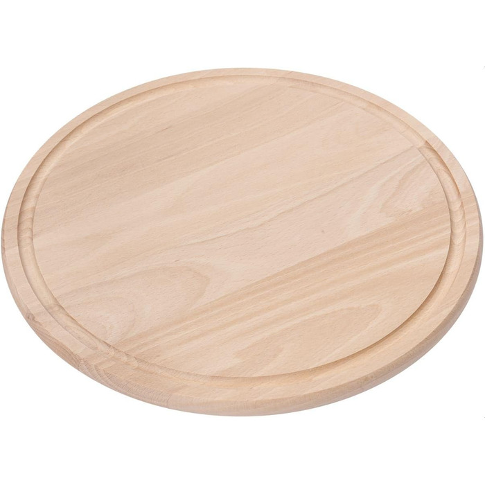 Тарілка для м'яса KESPER Ø 25 см висота 1,5 см букова деревина сервірувальна тарілка дерев'яна тарілка, 2 шт.