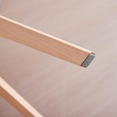 Набір обідніх стільців 6 шт., масивні дерев'яні ніжки, знімні подушки, кухонні стільці, сучасний дизайн (сірий)